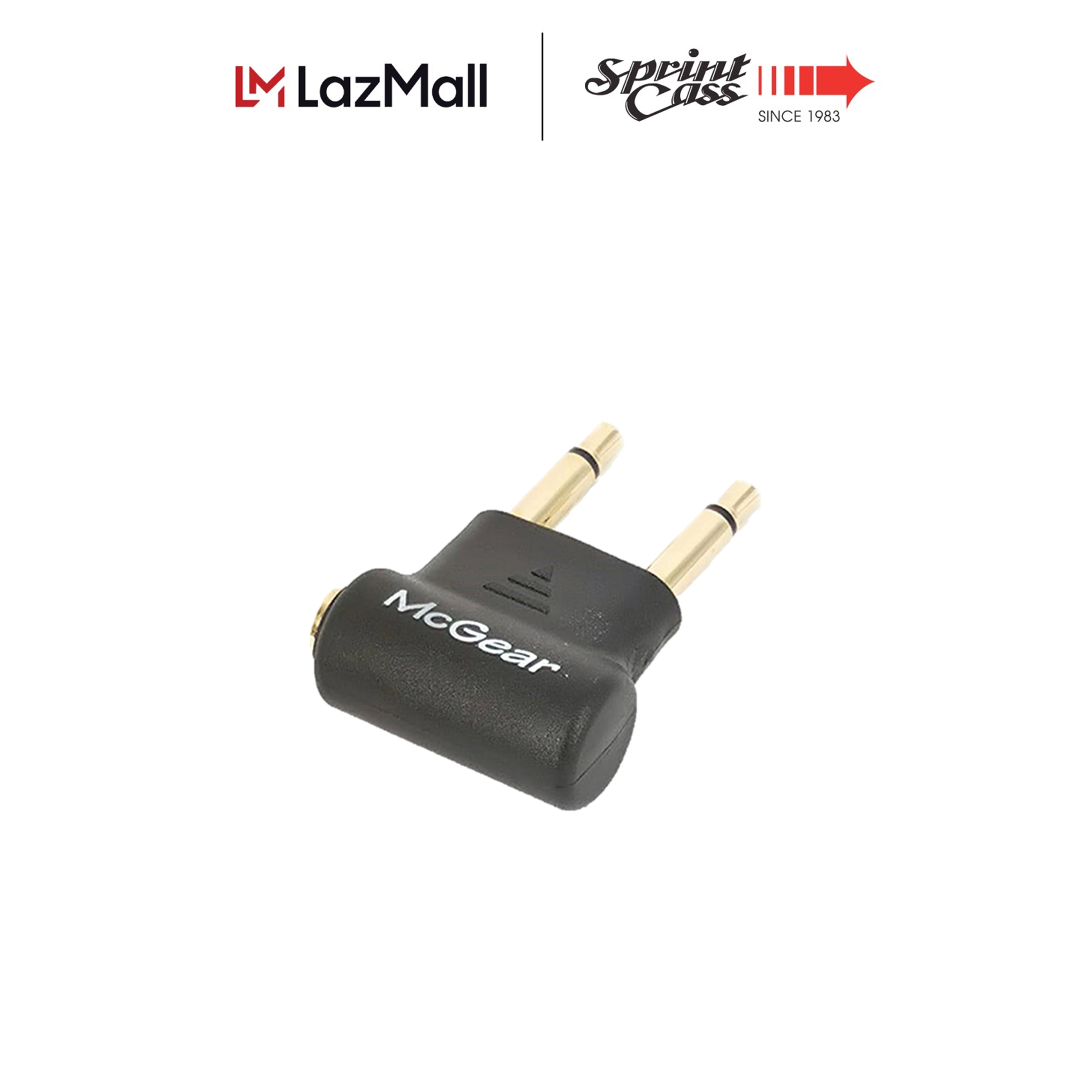 MCGEAR MCCB510 Airplane Audio Connector 3.5mm 2 Pin